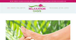 Desktop Screenshot of myrelaxationoasis.com